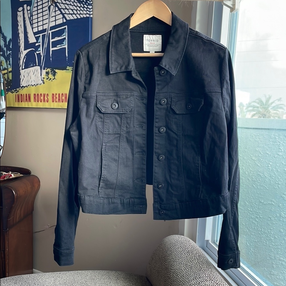 Torrid Black Denim Jean Jacket